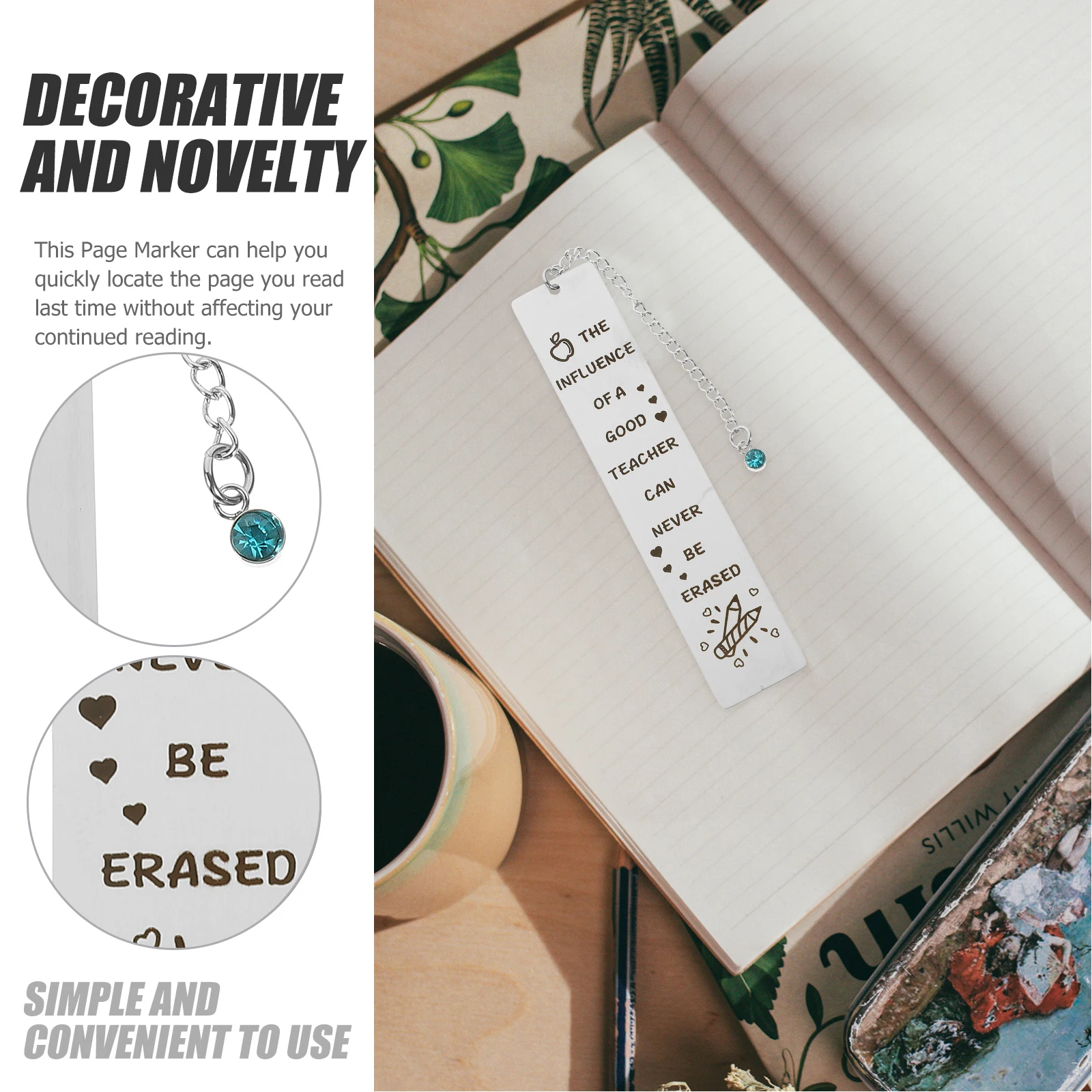 Creative Metal Bookmark Stainless Steel Bookmarker Unique Design Funny Bookmark Cute Bookmarks For Women Students
Creative Metal Bookmark Stainless Steel Bookmarker Unique Design Funny Bookmark Cute Bookmarks For Women Students