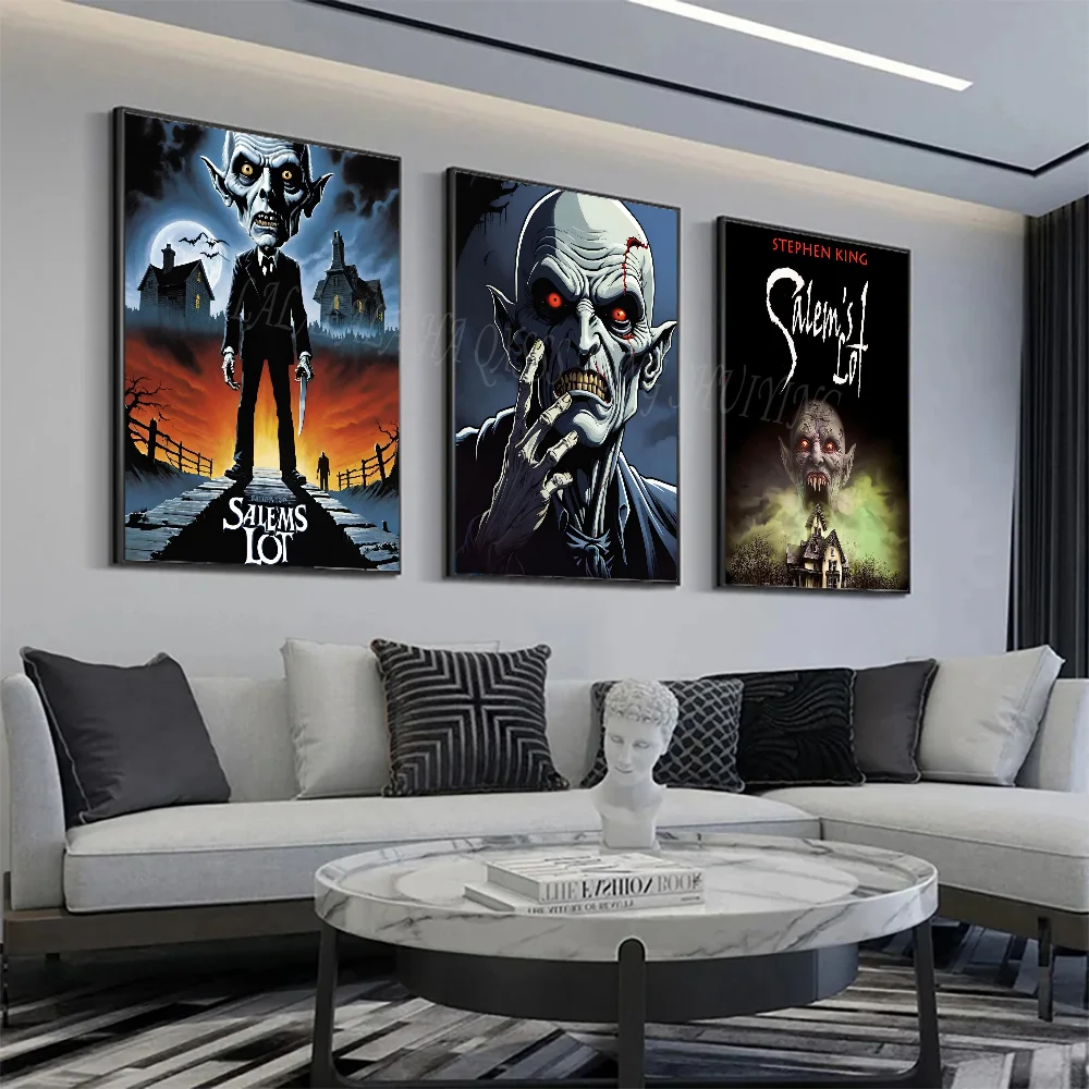 Horror Movie S-Salem's Lot Poster Poster Art Print Bar Living Room Furniture Decor
Horror Movie S-Salem's Lot Poster Poster Art Print Bar Living Room Furniture Decor