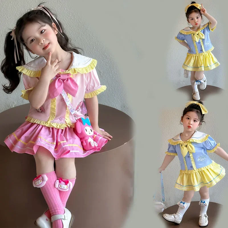 Платье Sanriou My Melody, детская плиссированная юбка в стиле кавайной академии, одежда принцессы для девочек, детская униформа Jk, подарок на день рождения
Платье Sanriou My Melody, детская плиссированная юбка в стиле кавайной академии, одежда принцессы для девочек, детская униформа Jk, подарок на день рождения