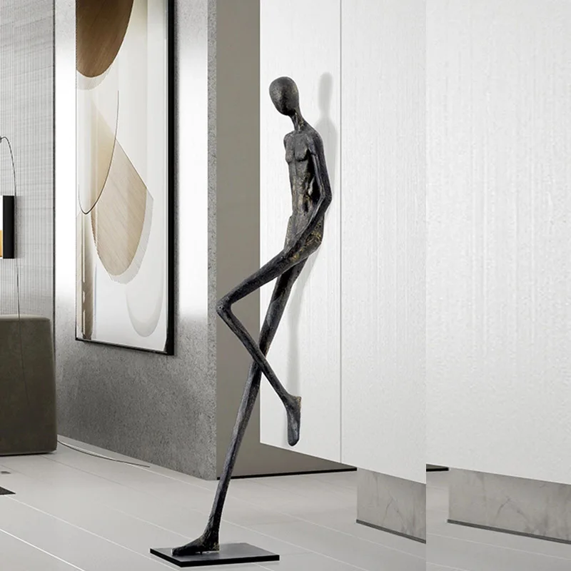 Modern abstract art, sculpture, floor-to-ceiling ornaments, home accessories, figures, creative decorations, office soft
Modern abstract art, sculpture, floor-to-ceiling ornaments, home accessories, figures, creative decorations, office soft