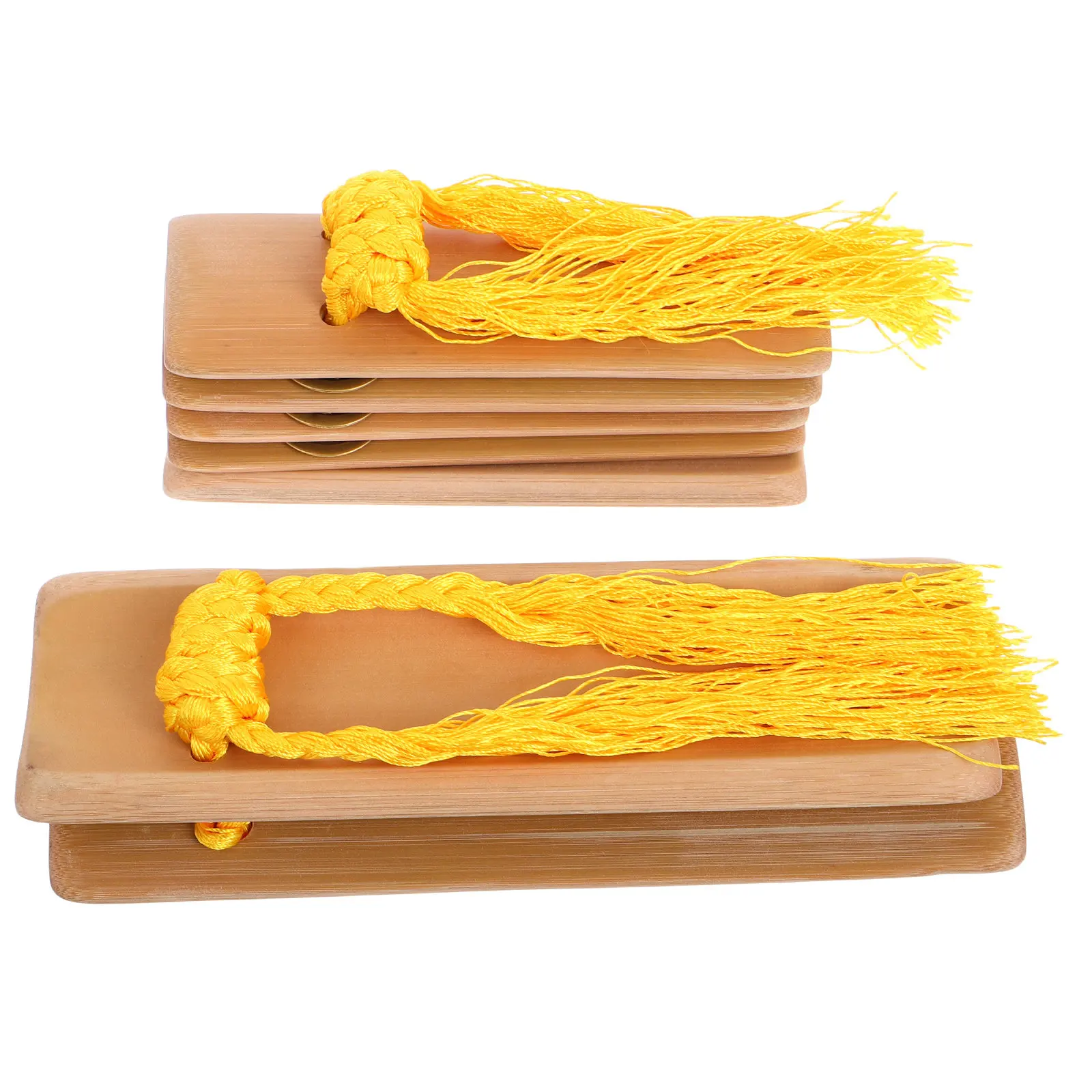 2Pcs Chinese Kuaiban Bamboo Clappers Handmade Percussion Instrument Traditional Festival Performance Props Folk Music Drama Rap
2Pcs Chinese Kuaiban Bamboo Clappers Handmade Percussion Instrument Traditional Festival Performance Props Folk Music Drama Rap