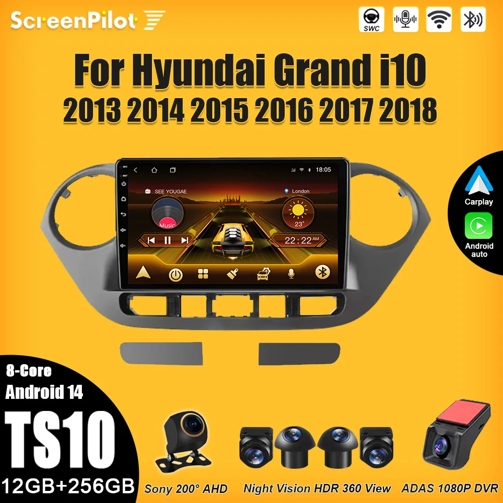 Android 15 For Hyundai Grand i10 2013 2014 2015 2016 2017 2018 Car Radio Intelligent System Carplay Touch Screen 8 Core Wifi 
Android 15 For Hyundai Grand i10 2013 2014 2015 2016 2017 2018 Car Radio Intelligent System Carplay Touch Screen 8 Core Wifi