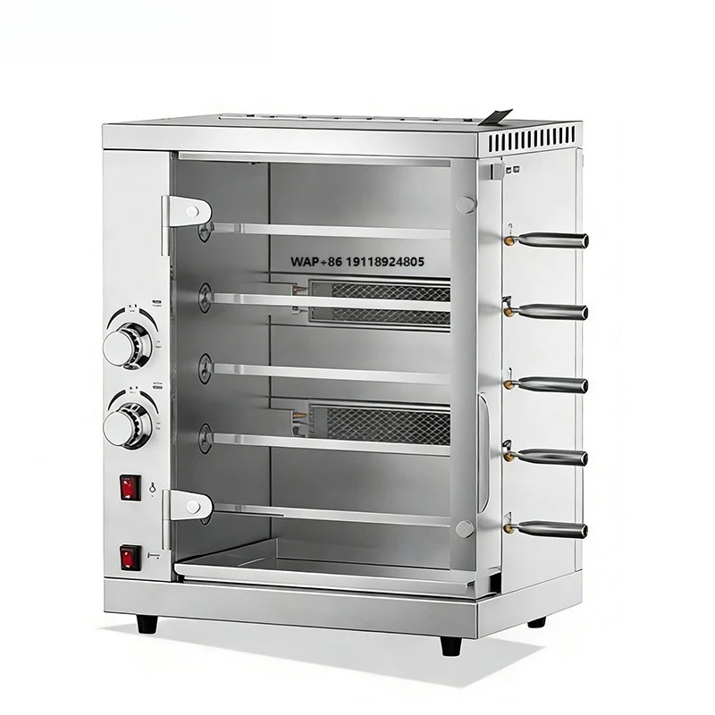 5 Barbecue Grills Chicken Rotisseries Oven Gas Chicken Rotisseries Chicken Roaster Stainless Steel with Tempered Glass Door
5 Barbecue Grills Chicken Rotisseries Oven Gas Chicken Rotisseries Chicken Roaster Stainless Steel with Tempered Glass Door