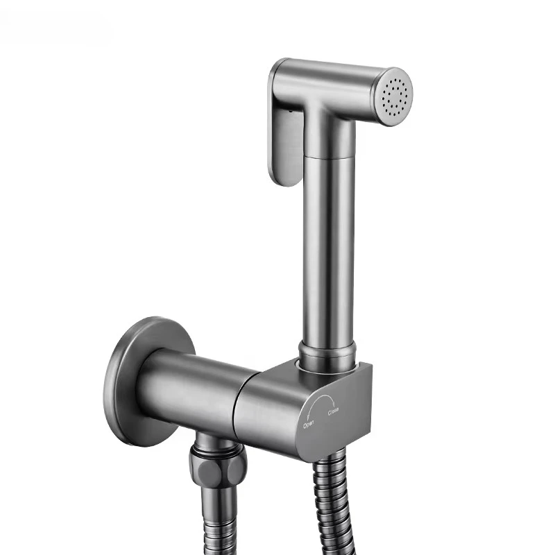 High Quality Solid Brass Douche Spray Brushed Gun Metal Bidet Sprayer Set Toilet for Bathroom
High Quality Solid Brass Douche Spray Brushed Gun Metal Bidet Sprayer Set Toilet for Bathroom