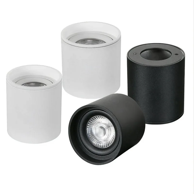 Circular LED Spotlight with Anti Glare and Adjustable Angle Ceiling Surface Mounted Tube Lamp Household for Balcony Living Room
Circular LED Spotlight with Anti Glare and Adjustable Angle Ceiling Surface Mounted Tube Lamp Household for Balcony Living Room