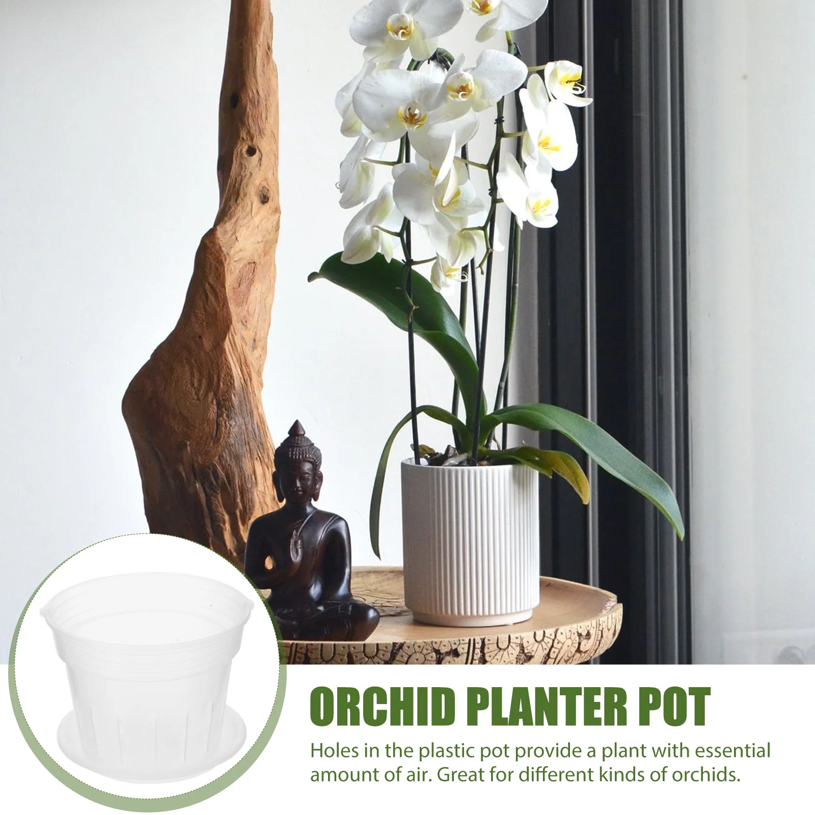 Clear Nursery Pots Plastic Flower Indoor Planter Decorate Transparent Orchid Flowerpots
Clear Nursery Pots Plastic Flower Indoor Planter Decorate Transparent Orchid Flowerpots