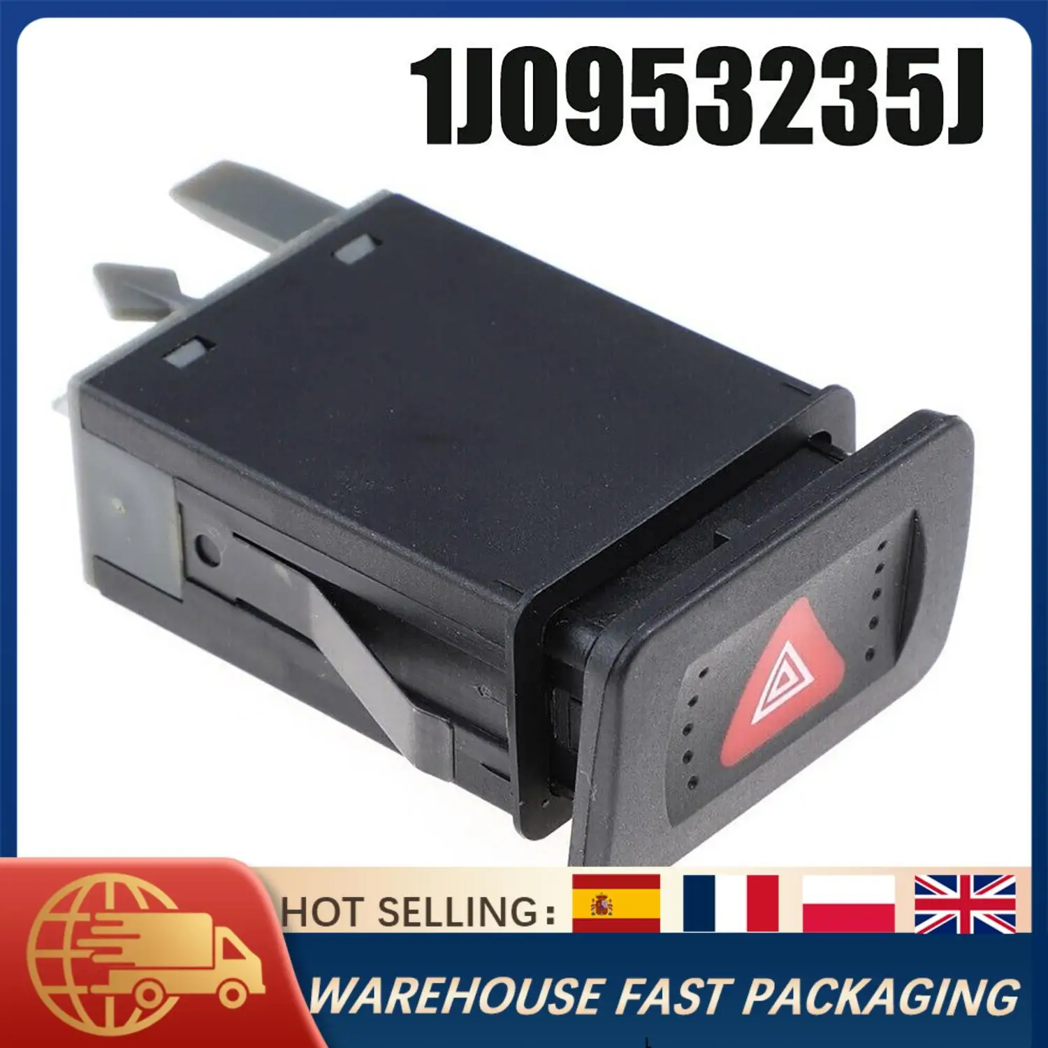 Warning Dash Light Switch Relay For VW Golf MK4 Bora Jetta 1998-2006 1J0953235C 1J0953235D 1J0953235E 7Pin Indicator Button
Warning Dash Light Switch Relay For VW Golf MK4 Bora Jetta 1998-2006 1J0953235C 1J0953235D 1J0953235E 7Pin Indicator Button