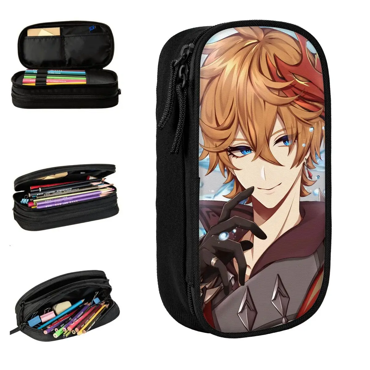 Childe Tartaglia Genshin Impact Pencil Case Pencilcases Pen Box for Student Big Capacity Bags Students School Gifts Stationery
Childe Tartaglia Genshin Impact Pencil Case Pencilcases Pen Box for Student Big Capacity Bags Students School Gifts Stationery
