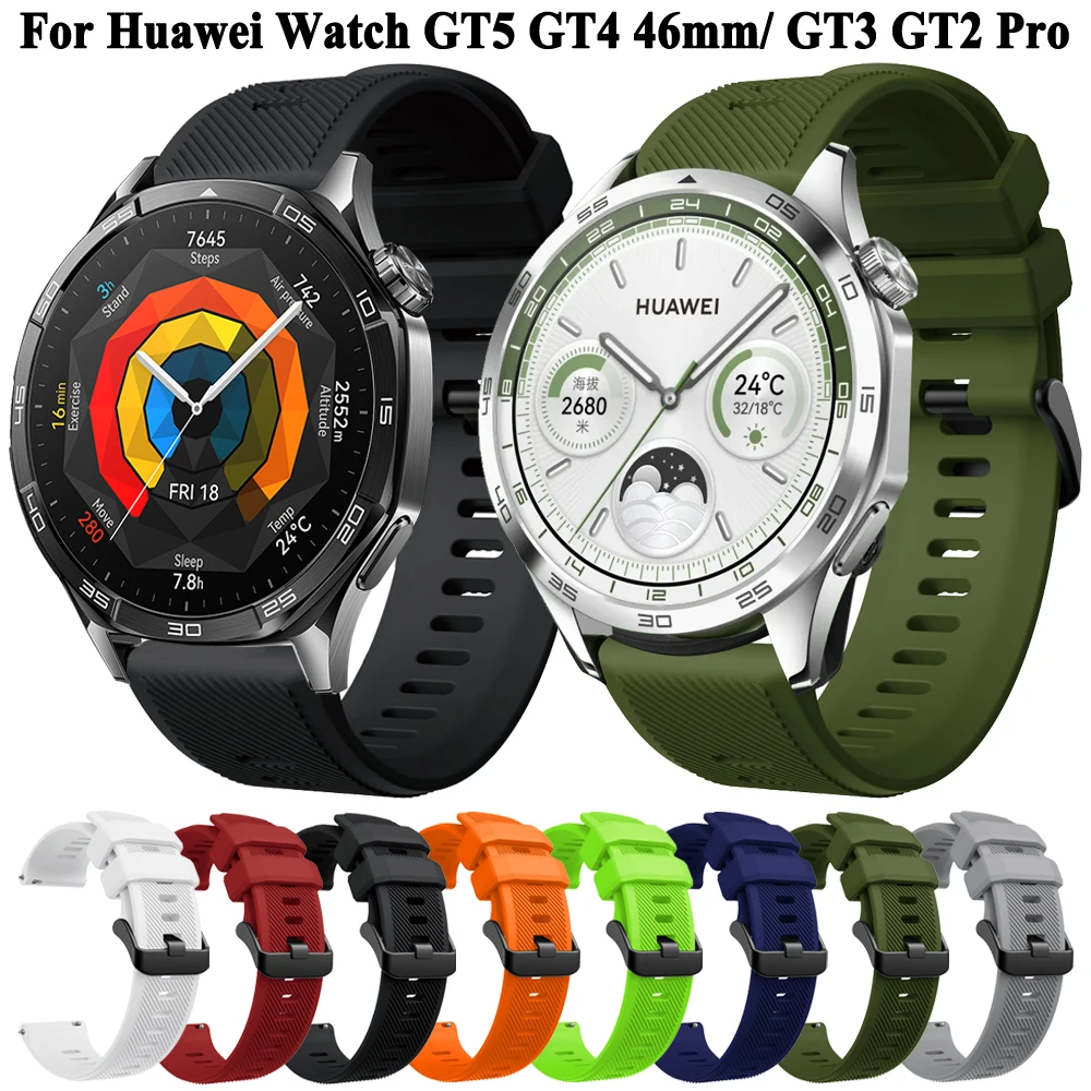 Ремешок силиконовый для Huawei Watch GT5 Pro GT4 46 мм, браслет для смарт-часов Huawei Watch 4 Pro/GT3 GT2 Pro, 22 мм
Ремешок силиконовый для Huawei Watch GT5 Pro GT4 46 мм, браслет для смарт-часов Huawei Watch 4 Pro/GT3 GT2 Pro, 22 мм