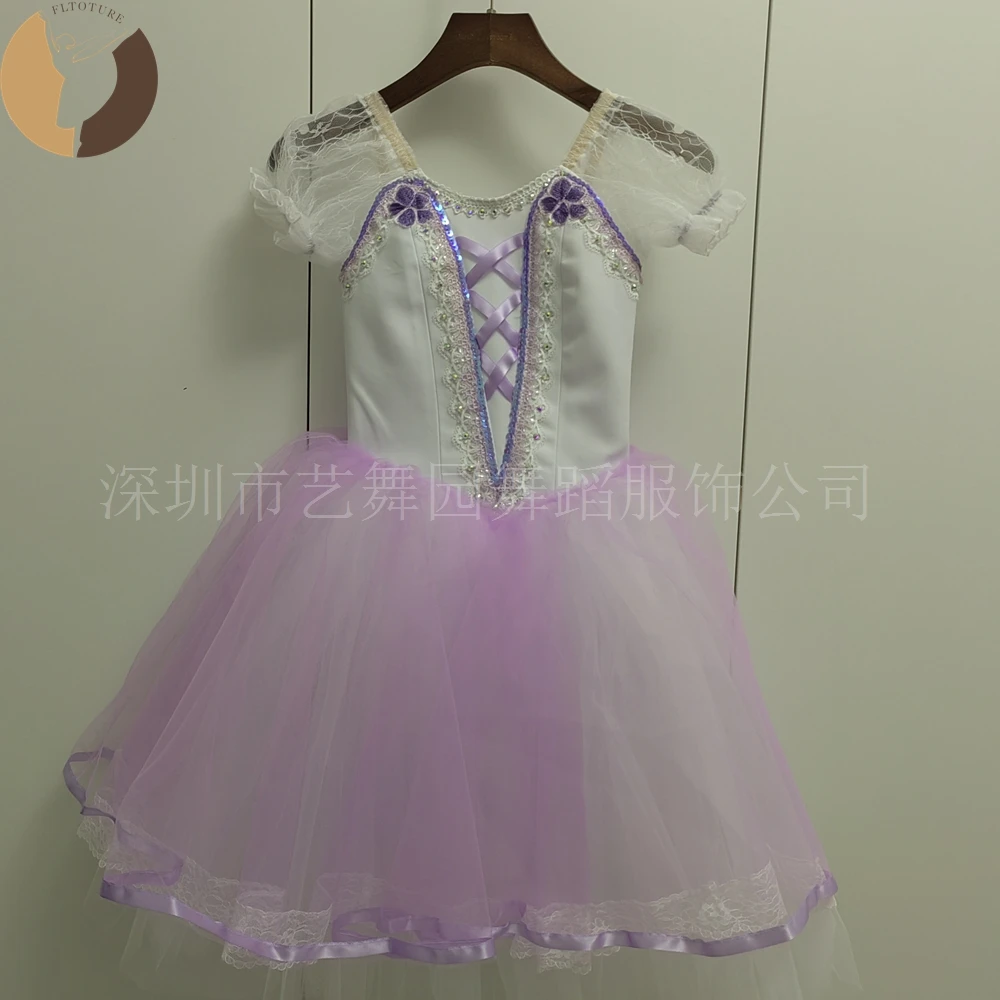 FLTOTURE Pro-Professional YN2049 Girls Kid Cute 5 Layers Lilac Short Sleeve Soft Child Skirt Ballet Performance Stage Costumes
FLTOTURE Pro-Professional YN2049 Girls Kid Cute 5 Layers Lilac Short Sleeve Soft Child Skirt Ballet Performance Stage Costumes