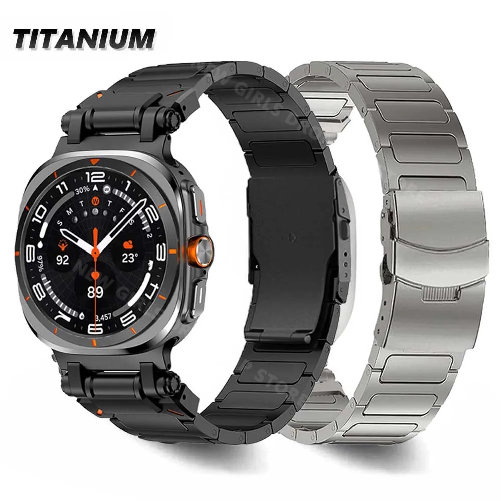 Браслет из титанового металла для часов Samsung Galaxy Watch Ultra 47 мм, Роскошный деловой ремешок для SAMSUNG GALAXY Watch ULTRA 47 мм
Браслет из титанового металла для часов Samsung Galaxy Watch Ultra 47 мм, Роскошный деловой ремешок для SAMSUNG GALAXY Watch ULTRA 47 мм