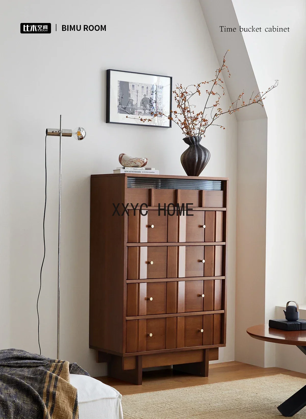 Solid Wood Chest of Drawers Living Room Bedroom Storage Bed Front Cabinet Wall Art Clothes Closet Retro
Solid Wood Chest of Drawers Living Room Bedroom Storage Bed Front Cabinet Wall Art Clothes Closet Retro