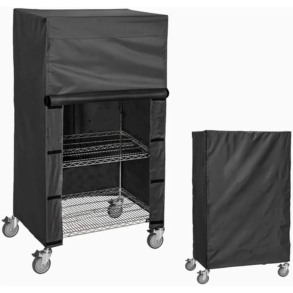 Прочный пылезащитный чехол для проволочных полок 30x14x62 с нейлоновой застежкой, легкий доступ, черный
Прочный пылезащитный чехол для проволочных полок 30x14x62 с нейлоновой застежкой, легкий доступ, черный