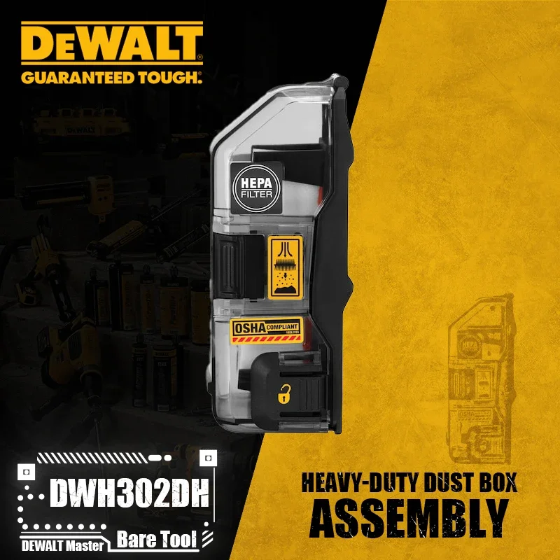 DEWALT DWH302DH Heavy-Duty Dust Box Assembly Power Tool Accessories
DEWALT DWH302DH Heavy-Duty Dust Box Assembly Power Tool Accessories