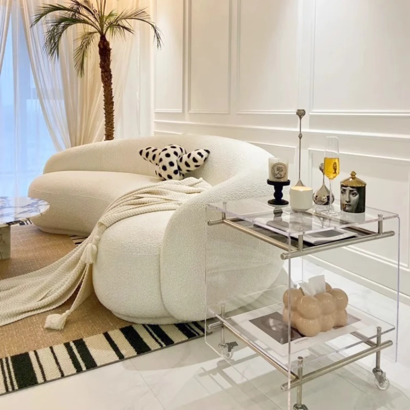 Скандинавский акриловый мобильный журнальный столик, прикроватная тумбочка для спальни, роскошный диван, боковой столик, мебель для гостиной, тележки
Скандинавский акриловый мобильный журнальный столик, прикроватная тумбочка для спальни, роскошный диван, боковой столик, мебель для гостиной, тележки