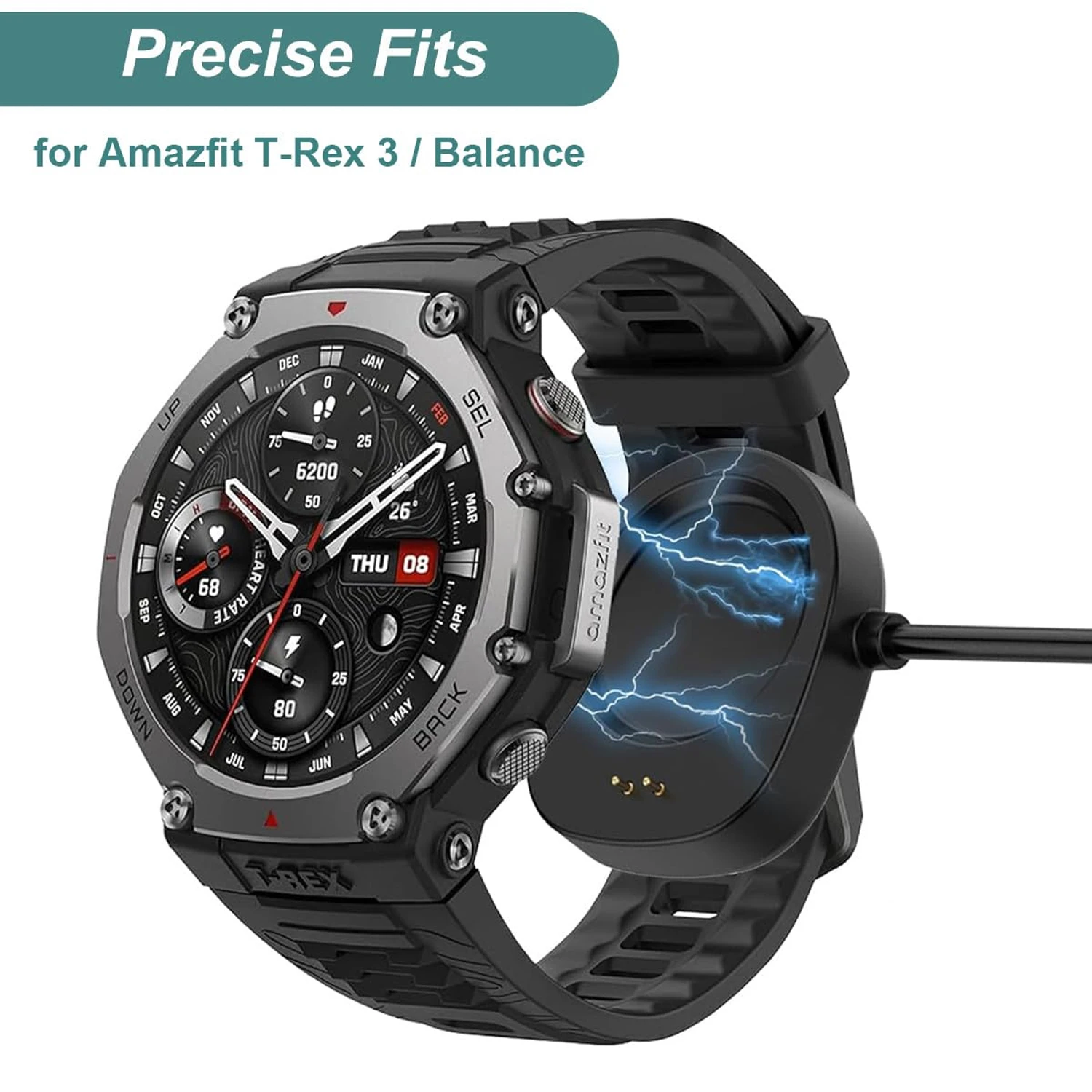 1M Magnetic Charging Cable for Amazfit Active 3 Premium Rex Ultra 2 USB Magnetic Cable Smartwatch Charger Accessories
1M Magnetic Charging Cable for Amazfit Active 3 Premium Rex Ultra 2 USB Magnetic Cable Smartwatch Charger Accessories