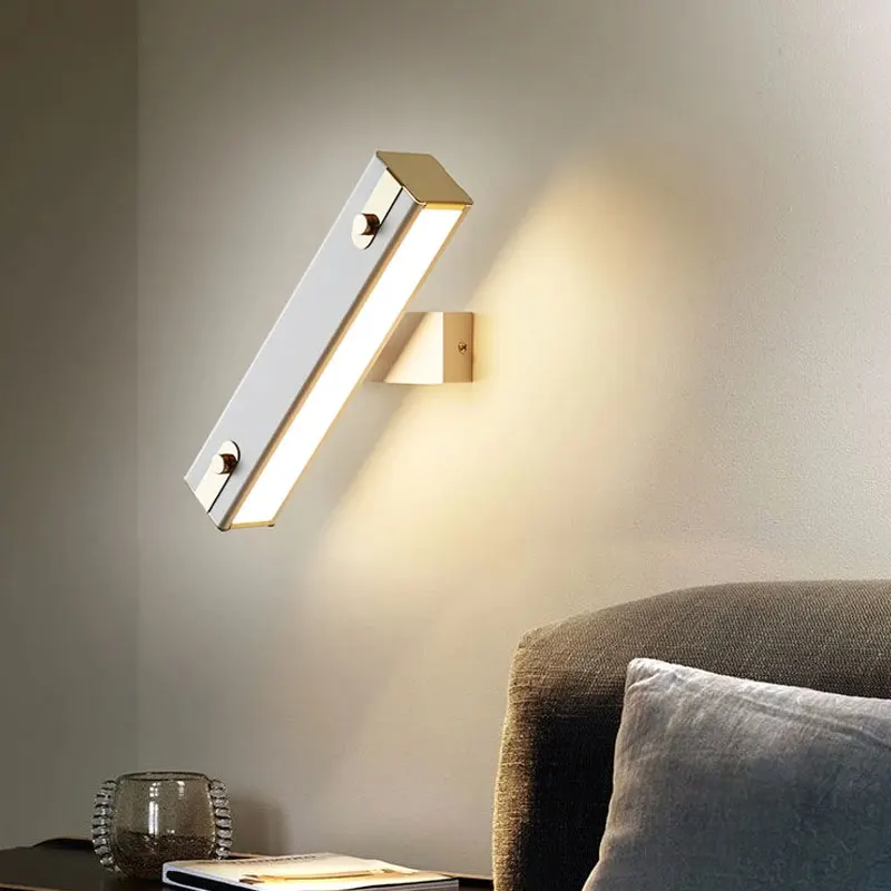 Nordic Led Wall Lamps Rotation Adjustable Bedside Wall Light Modern Living Room Stair Lighting Wall Sconce Indoor Decor Fixture
Nordic Led Wall Lamps Rotation Adjustable Bedside Wall Light Modern Living Room Stair Lighting Wall Sconce Indoor Decor Fixture