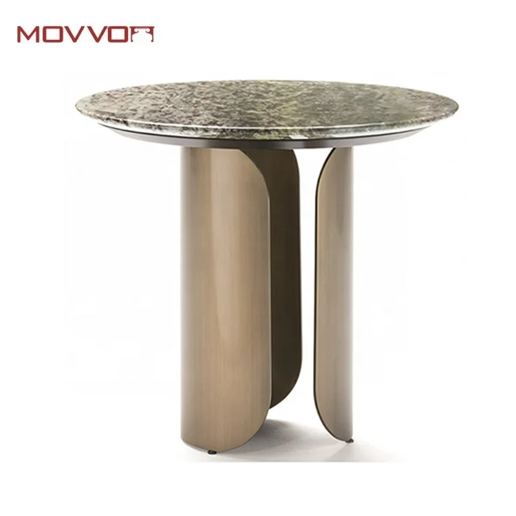 Living Room Hotel Lobby Bedroom Stainless Steel Side Table Coffee Table with Marble Top
Living Room Hotel Lobby Bedroom Stainless Steel Side Table Coffee Table with Marble Top