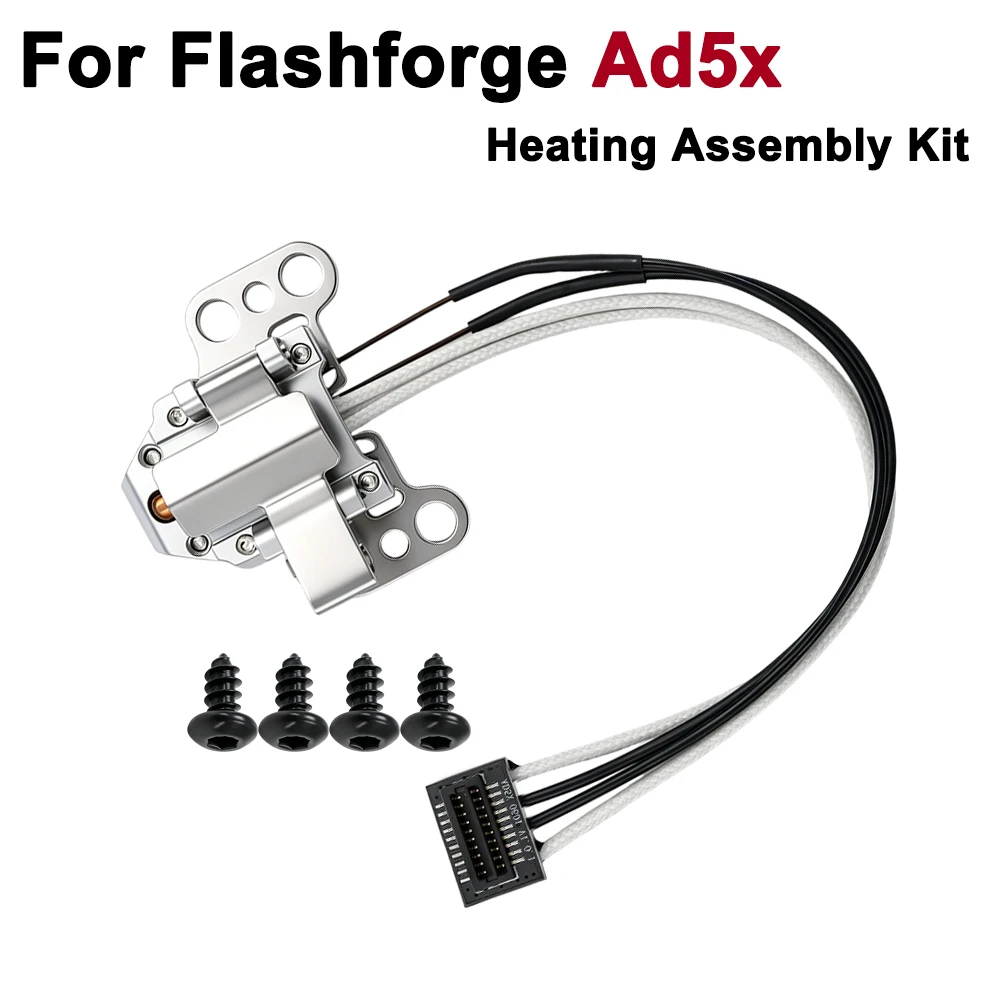 For Flashforge Ad5x Hotend Sensor Heating Assembly Kit with Heater Cartridge Thermistor for Flashforge Ad5x Parts Replacement
For Flashforge Ad5x Hotend Sensor Heating Assembly Kit with Heater Cartridge Thermistor for Flashforge Ad5x Parts Replacement