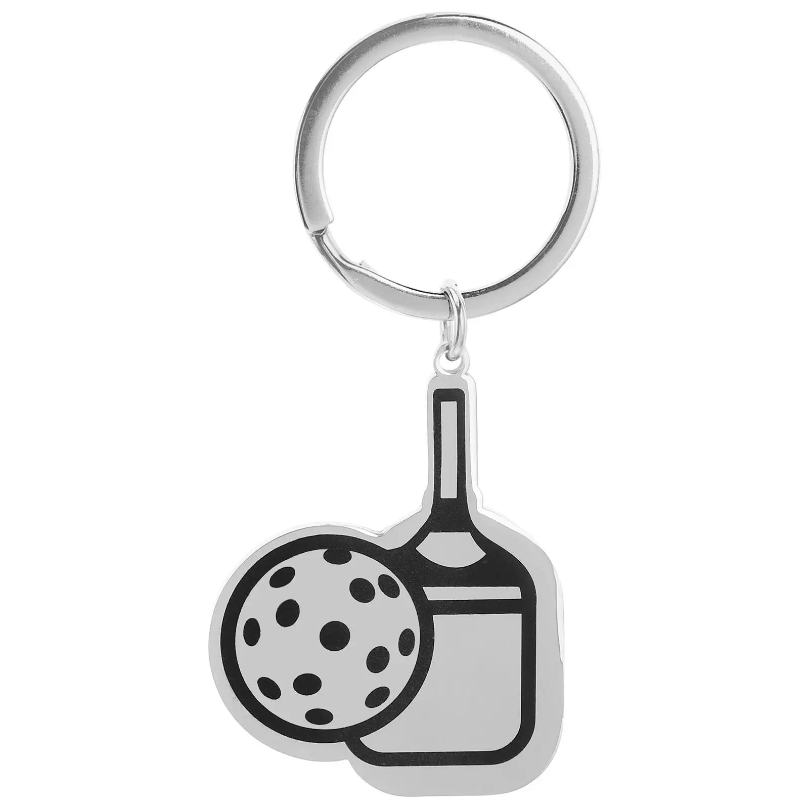 Ring Pickleball Racket Keychain Charm Ornaments Silver Birthday Decorations Party Favors Paddle Man
Ring Pickleball Racket Keychain Charm Ornaments Silver Birthday Decorations Party Favors Paddle Man