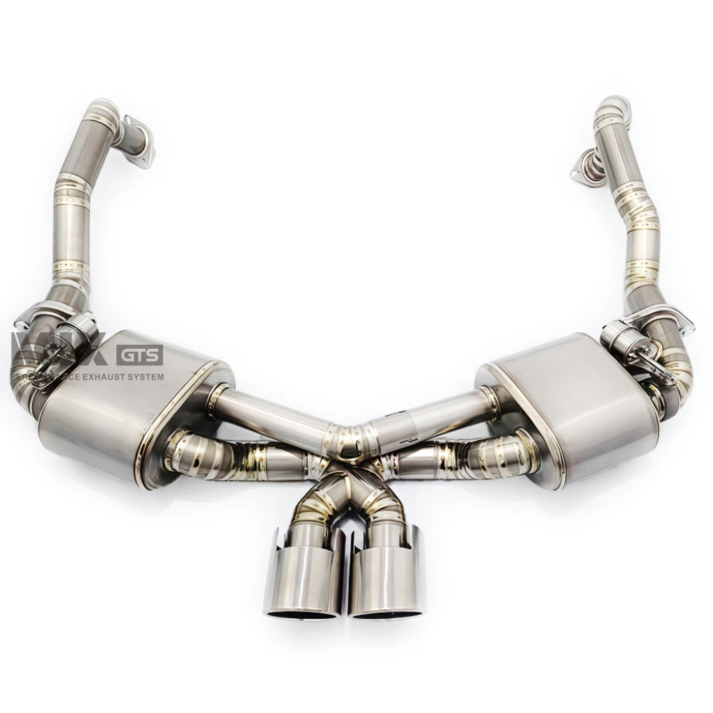 Titanium Cat-Back Exhaust pipe for Porsche Cayman 981 2.7/3.4 2011-2015 high Performance Sport Titanium Exhaust with Valve
Titanium Cat-Back Exhaust pipe for Porsche Cayman 981 2.7/3.4 2011-2015 high Performance Sport Titanium Exhaust with Valve
