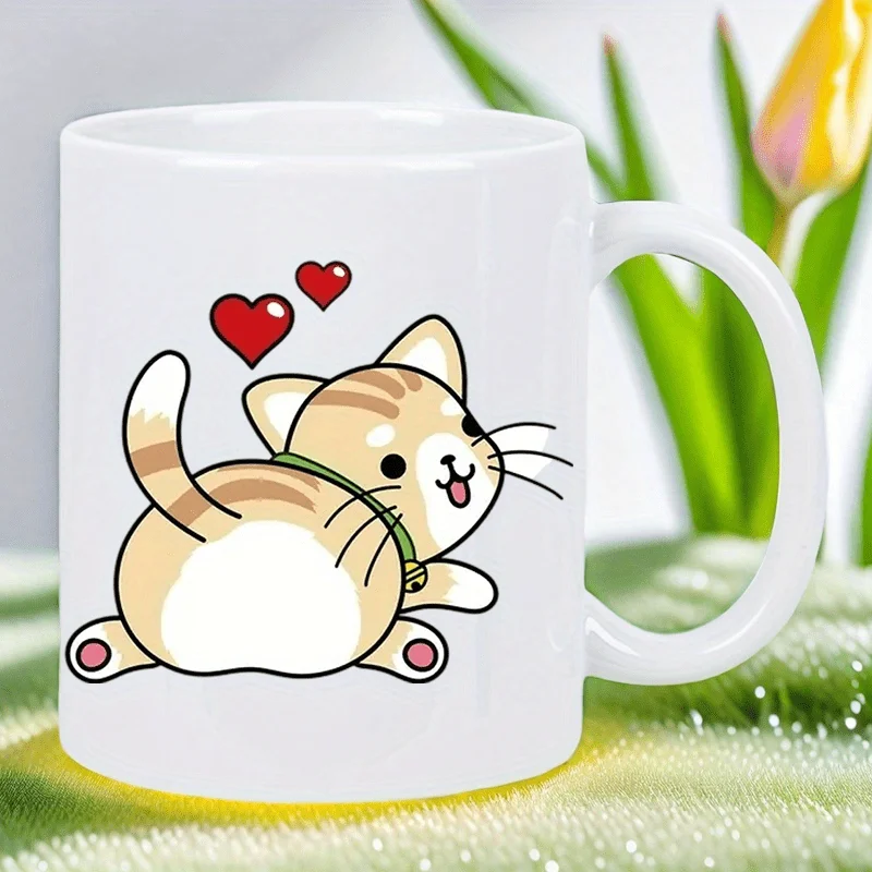 Очаровательная керамическая белая кружка с кошачьими глазами в форме сердца — идеальный подарок для любителей кошек, только ручная стирка, многоразовая, универсальное использование, без электричества
Очаровательная керамическая белая кружка с кошачьими глазами в форме сердца — идеальный подарок для любителей кошек, только ручная стирка, многоразовая, универсальное использование, без электричества