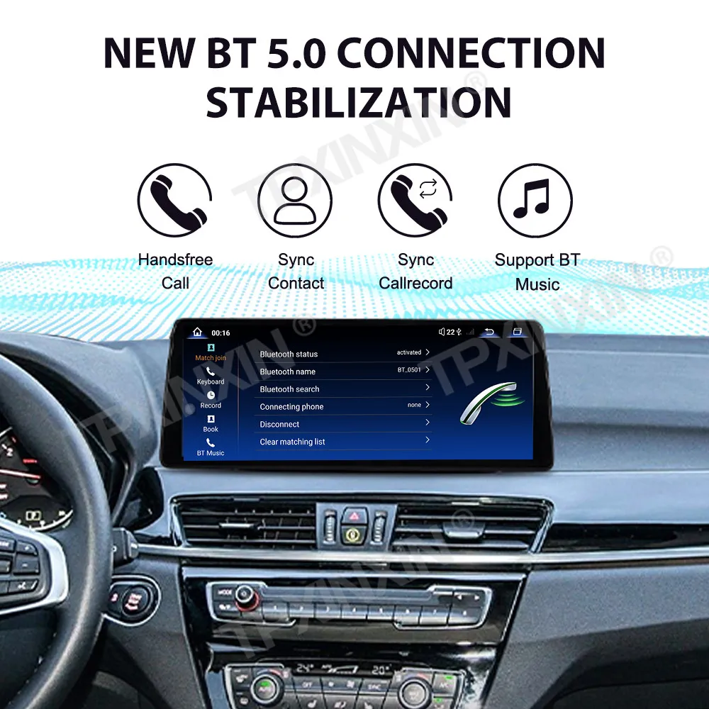Ультра двойной BT автомобильный радиоприемник 12,9 дюйма для BMW X1 F48 2016-2020 Android 13 Carplay Qualcomm GPS-навигация Мультимедийный плеер Головное устройство
Ультра двойной BT автомобильный радиоприемник 12,9 дюйма для BMW X1 F48 2016-2020 Android 13 Carplay Qualcomm GPS-навигация Мультимедийный плеер Головное устройство