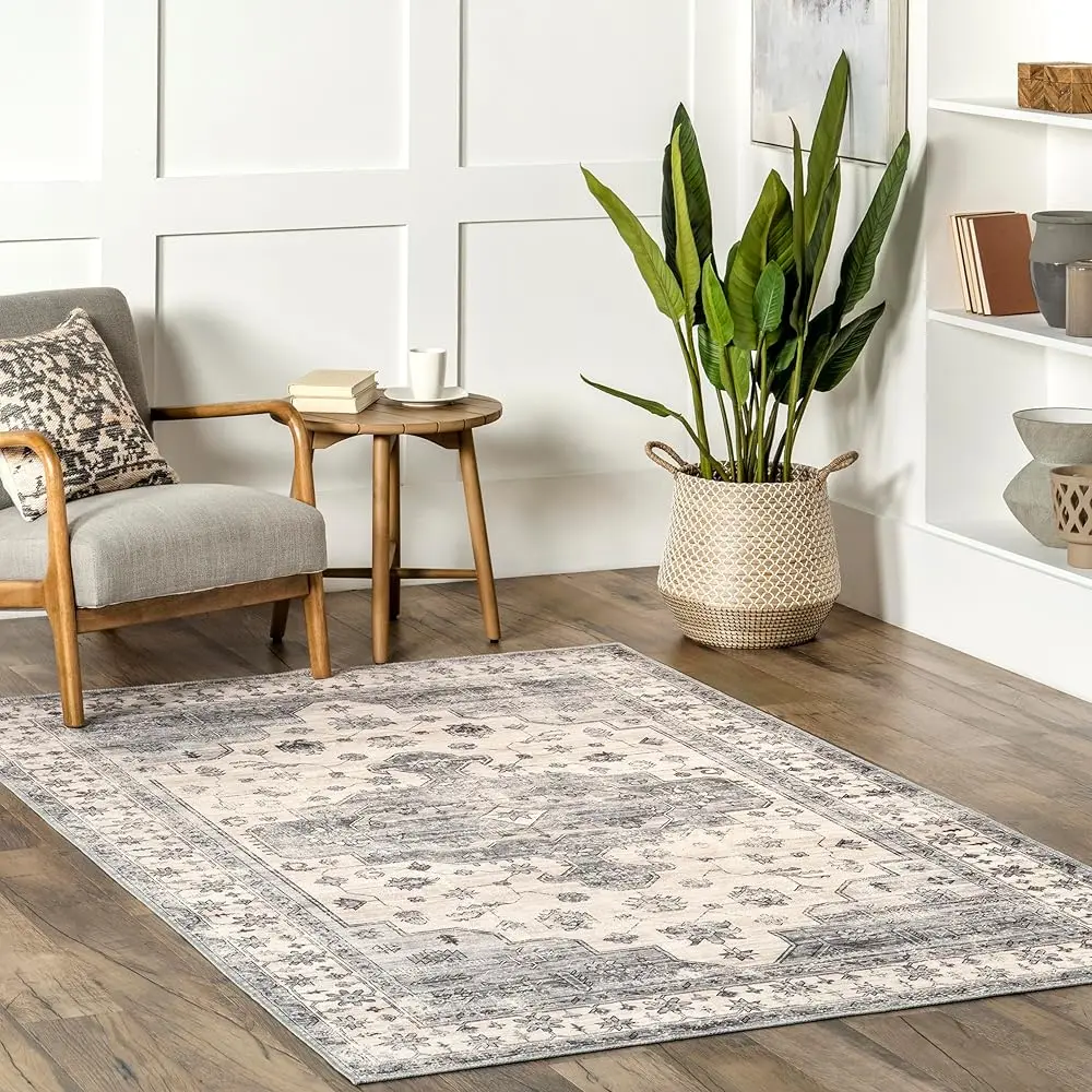 4' X 6' Spinclean Hine Washable Stain-Resistant Area Rug With Non Slip Backing, Low Profile For Living Room, Bedroom, And
4' X 6' Spinclean Hine Washable Stain-Resistant Area Rug With Non Slip Backing, Low Profile For Living Room, Bedroom, And
