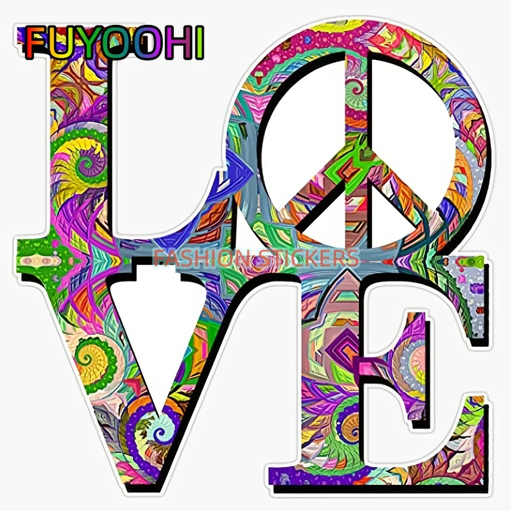 FUYOOHI Psychedelic Love And Peace Vinyl Decal Sticker Car Waterproof Car Decal Bumper Sticker
FUYOOHI Psychedelic Love And Peace Vinyl Decal Sticker Car Waterproof Car Decal Bumper Sticker