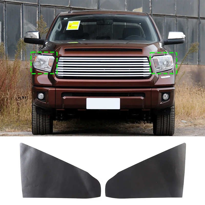 For Toyota Tundra 2014-2021 PVC black Car Headlight Lamp Film Trim cover Car Accessories
For Toyota Tundra 2014-2021 PVC black Car Headlight Lamp Film Trim cover Car Accessories