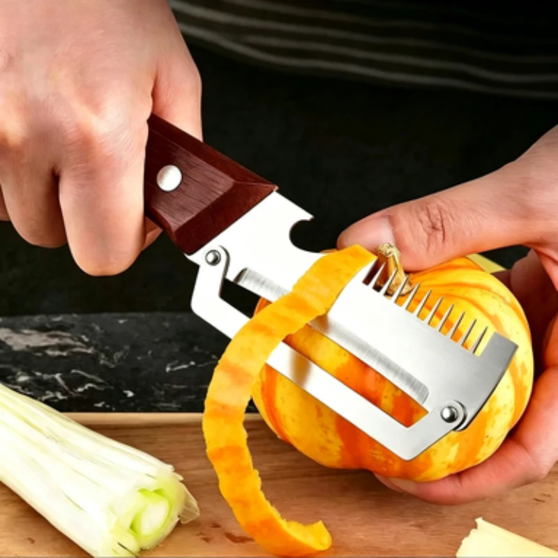 Multi Functional Peeling and Shredding Machine Kitchen Onion Fruit and Vegetable Stainless Steel Slicer Sugarcane Peeling Knife
Multi Functional Peeling and Shredding Machine Kitchen Onion Fruit and Vegetable Stainless Steel Slicer Sugarcane Peeling Knife