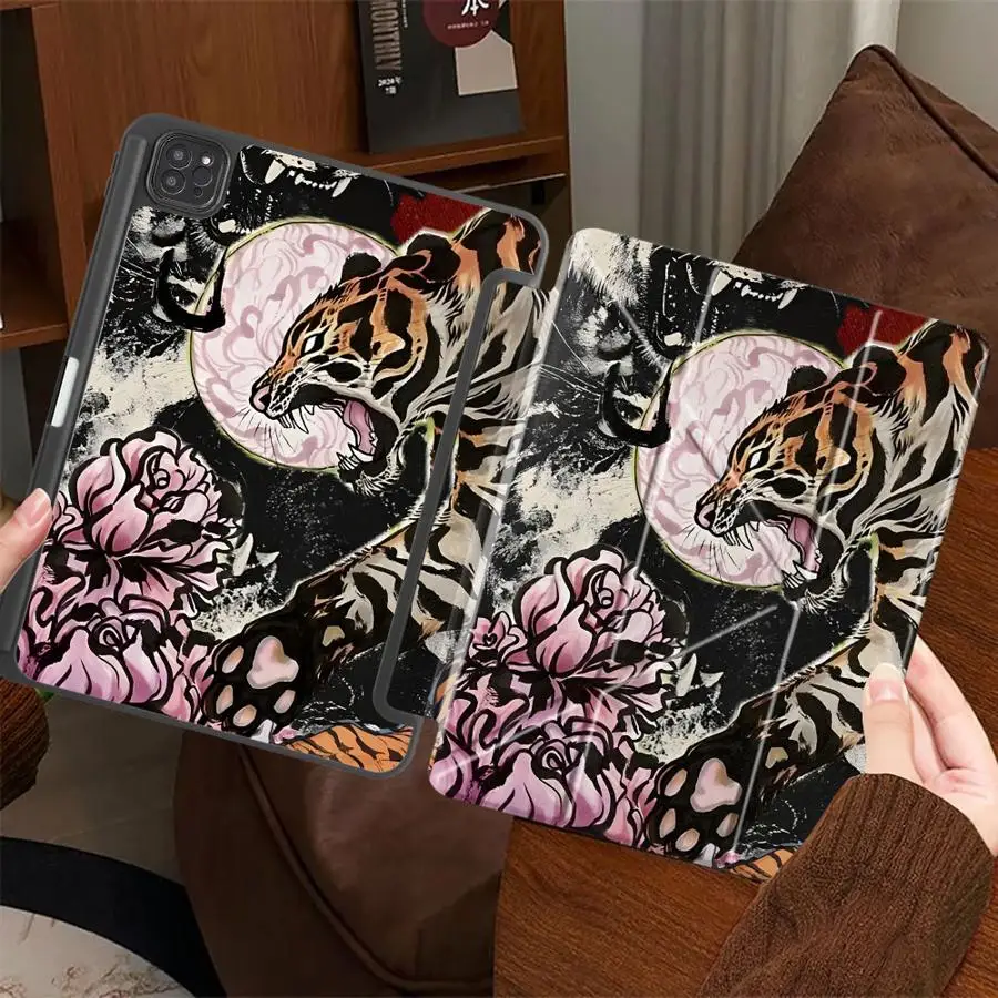 Three Tigers Holder Cover Tablet Case For iPad Air 4 5 M3 M2 M4 11inch Mini 6 7 Pro 11th 10th 9th 8th 7th 12.9inch Pro 2025
Three Tigers Holder Cover Tablet Case For iPad Air 4 5 M3 M2 M4 11inch Mini 6 7 Pro 11th 10th 9th 8th 7th 12.9inch Pro 2025