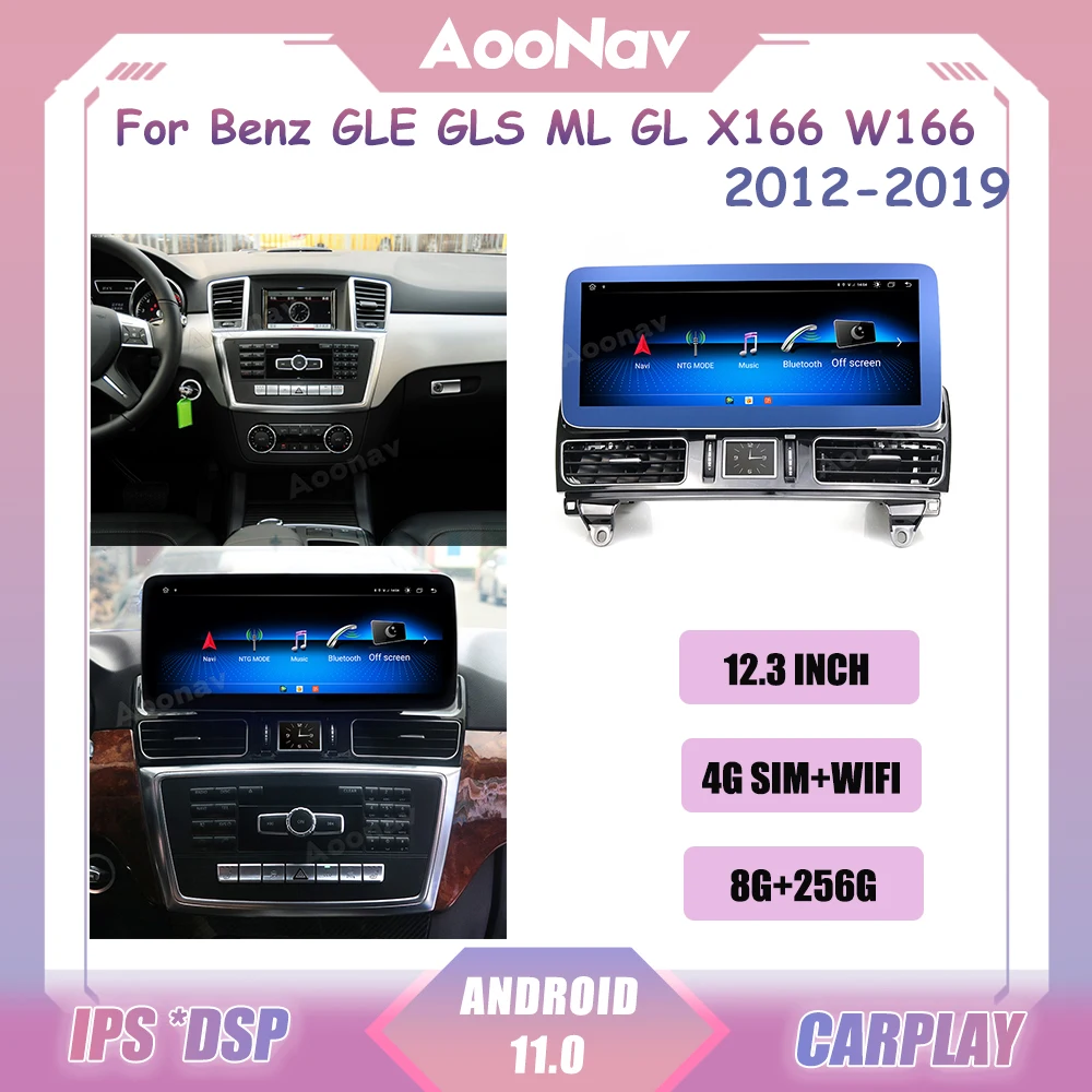 Автомагнитола на Android 11 для Mercedes Benz GLE GLS ML GL X166 W166 2012-2019, мультимедийный плеер с GPS-навигацией, головное устройство 12,3 дюйма
Автомагнитола на Android 11 для Mercedes Benz GLE GLS ML GL X166 W166 2012-2019, мультимедийный плеер с GPS-навигацией, головное устройство 12,3 дюйма