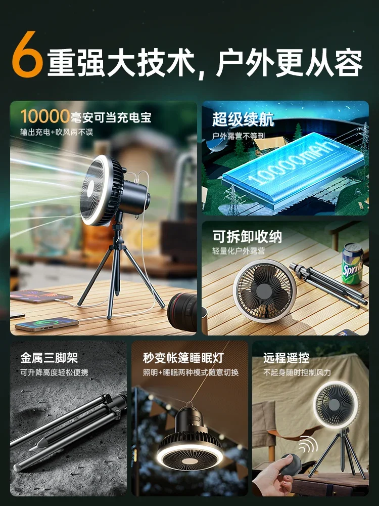 Outdoor camping rechargeable electric fan long battery life usb camping fishing tent portable student dormitory cooling artifact
Outdoor camping rechargeable electric fan long battery life usb camping fishing tent portable student dormitory cooling artifact