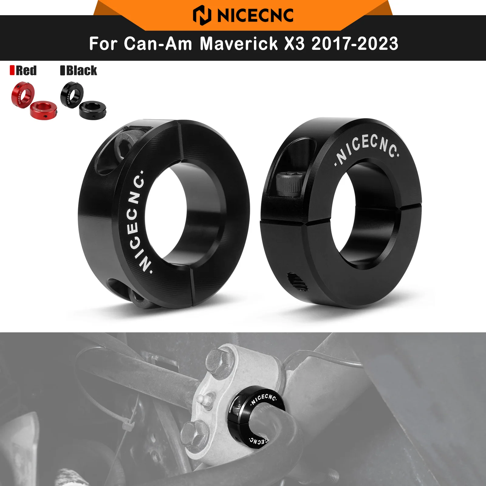 1 Pair NICECNC UTV X3 Rear Sway Bar Clamping Collars For Can Am Maverick X3 R 4x4 2017-2019 For DS/XDS/RS/XMR Turbo DPS 900 HO
1 Pair NICECNC UTV X3 Rear Sway Bar Clamping Collars For Can Am Maverick X3 R 4x4 2017-2019 For DS/XDS/RS/XMR Turbo DPS 900 HO