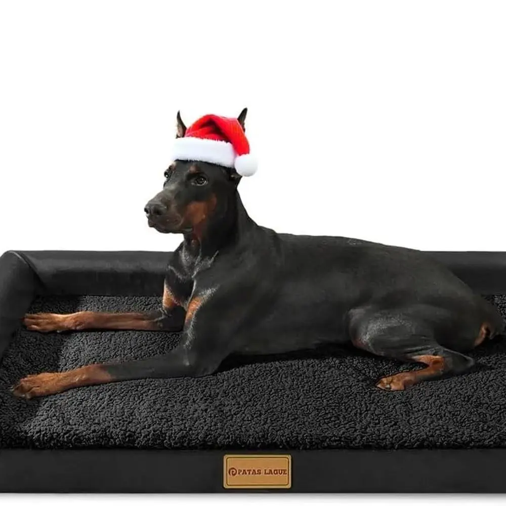 Ортопедическая кровать для собак, большой размер для собак 36 x 24 дюйма, водонепроницаемая L-подставка, средний диван-кровать для домашних животных со съемным моющимся чехлом, мягкая удобная
Ортопедическая кровать для собак, большой размер для собак 36 x 24 дюйма, водонепроницаемая L-подставка, средний диван-кровать для домашних животных со съемным моющимся чехлом, мягкая удобная