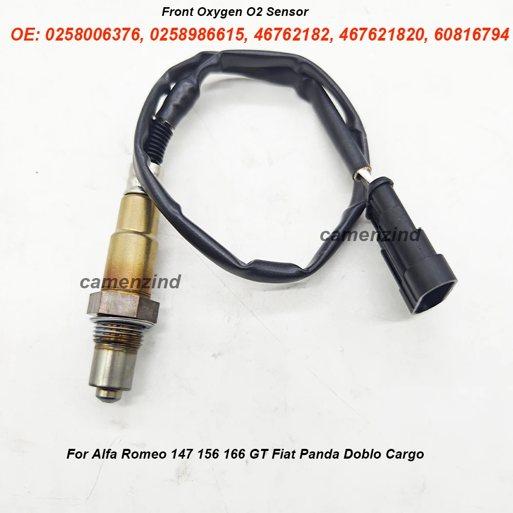 OE 0258006376 0258986615 46762182 467621820 60816794 Front Oxygen O2 Sensor For Alfa Romeo 147 156 166 GT Fiat Panda Doblo Cargo
OE 0258006376 0258986615 46762182 467621820 60816794 Front Oxygen O2 Sensor For Alfa Romeo 147 156 166 GT Fiat Panda Doblo Cargo