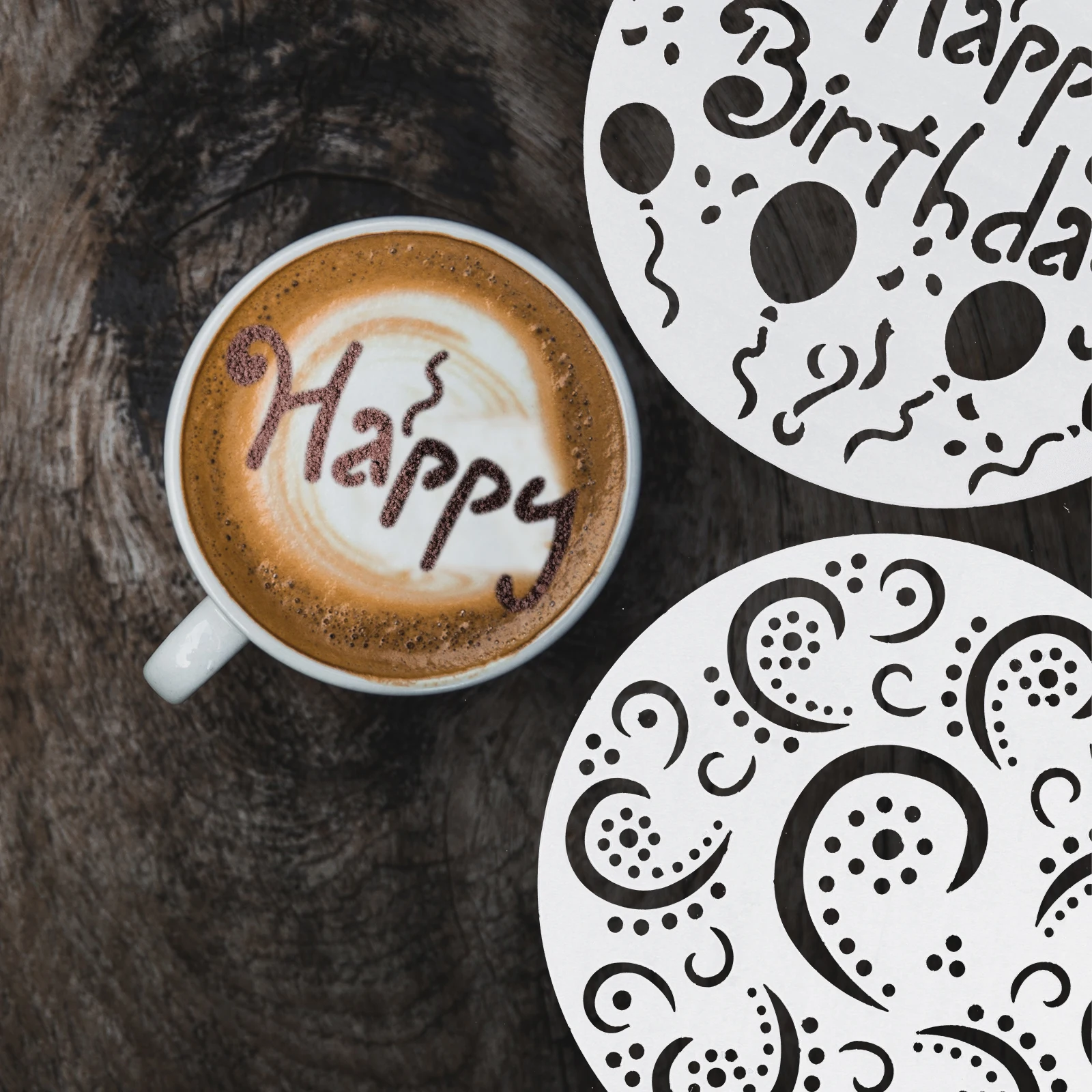 8pcs Tools Spray Mold Stencils Coffee Delicate Patterns Easy Clean Professional Decor Tools Milk Template
8pcs Tools Spray Mold Stencils Coffee Delicate Patterns Easy Clean Professional Decor Tools Milk Template