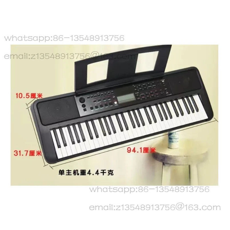 Electronic organ-E383 English version Adult 61-key keyboard Portable spot quick delivery
Electronic organ-E383 English version Adult 61-key keyboard Portable spot quick delivery
