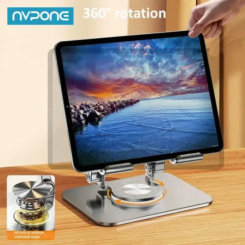 Adjustable Foldable Aluminum Tablet Holder Stand 360 Degrees Rotation Compatible with iPad Pro/Air/Mini iPhone Phone Stand
Adjustable Foldable Aluminum Tablet Holder Stand 360 Degrees Rotation Compatible with iPad Pro/Air/Mini iPhone Phone Stand