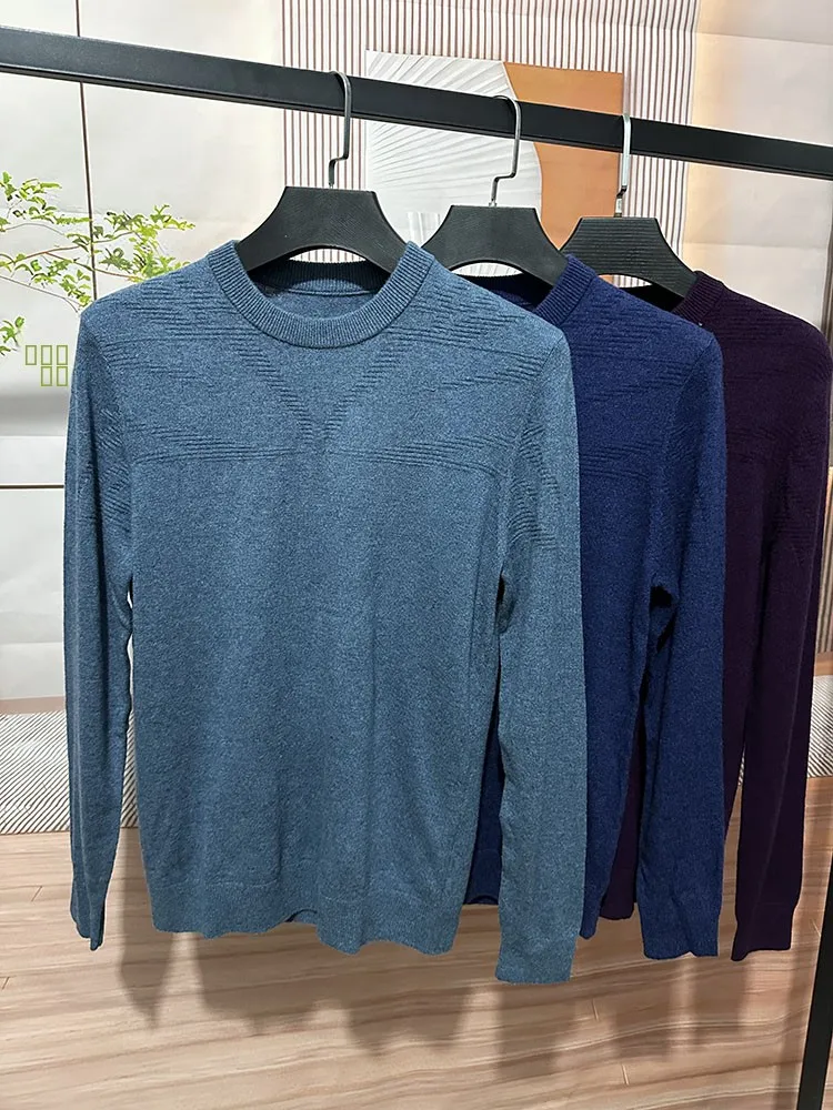 Мягкий тонкий вязаный шерстяной свитер, мужской круглый эластичный свитер Ne Long Sve, осень-зима, удобный дышащий
Мягкий тонкий вязаный шерстяной свитер, мужской круглый эластичный свитер Ne Long Sve, осень-зима, удобный дышащий