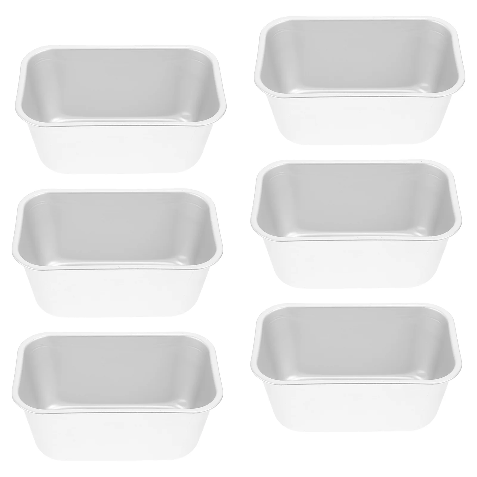 6 Pcs Rectangular Toast Box Kitchen Baking Supply Cheese Cake Mold DIY Bakeware Rectangle Making Tool Non-stick
6 Pcs Rectangular Toast Box Kitchen Baking Supply Cheese Cake Mold DIY Bakeware Rectangle Making Tool Non-stick