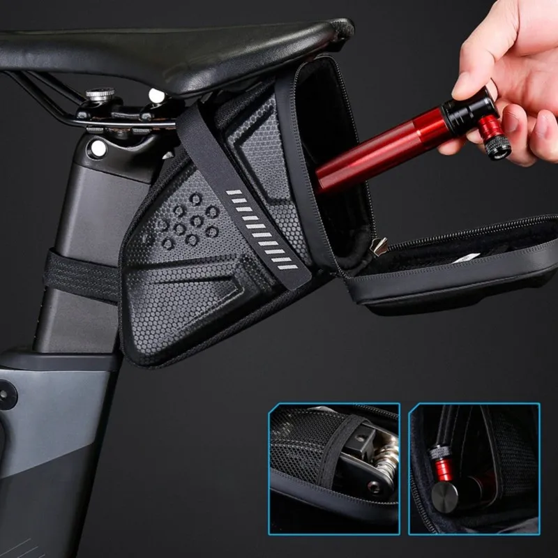 ABVL-Bicycle Saddle Bag - EVA Hard Shell Rear Cycling Gear For Mountain And Road Bikes
ABVL-Bicycle Saddle Bag - EVA Hard Shell Rear Cycling Gear For Mountain And Road Bikes