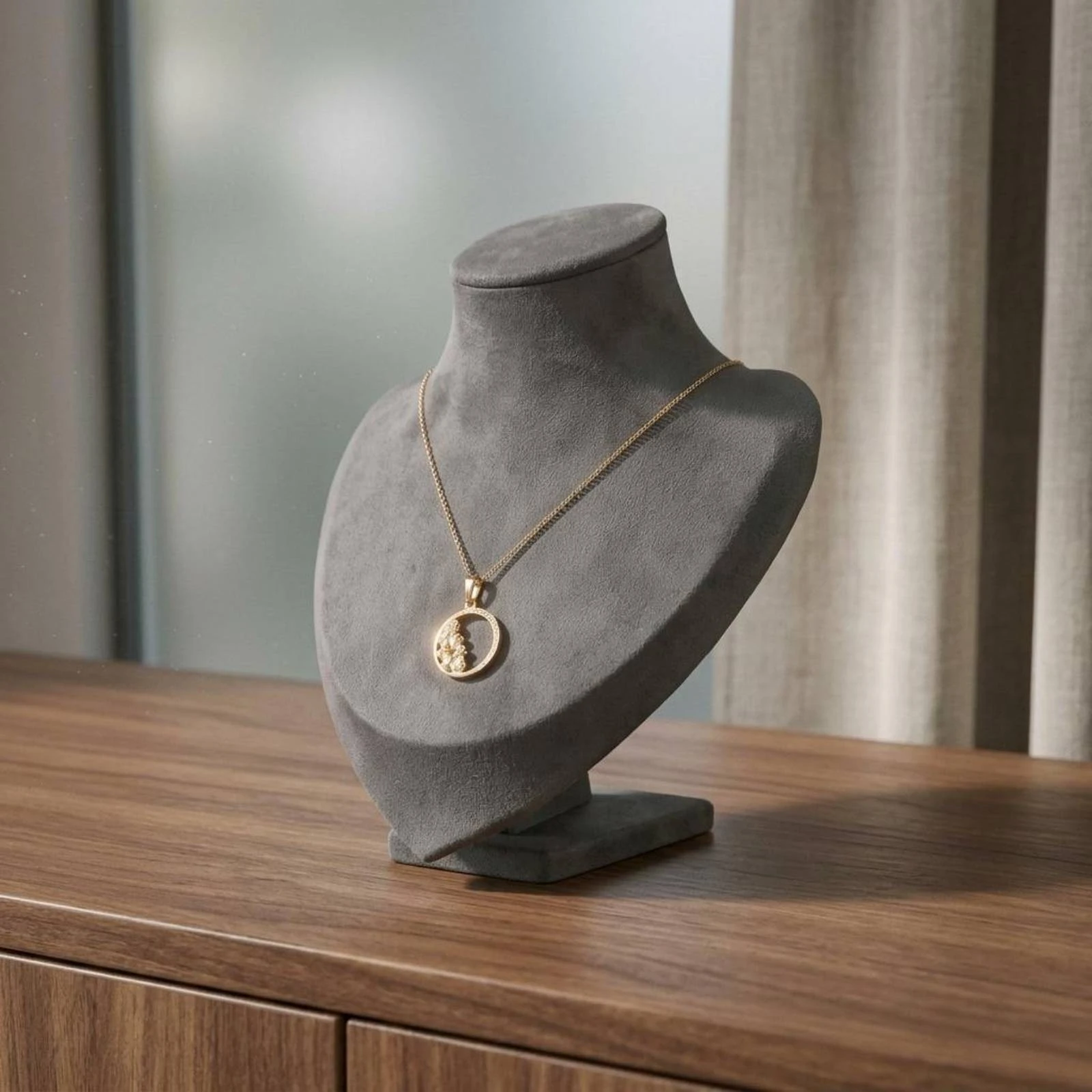 Necklace Display Bust Torso-Shaped Necklace Drop Display Bust Jewelry Showcase
Necklace Display Bust Torso-Shaped Necklace Drop Display Bust Jewelry Showcase