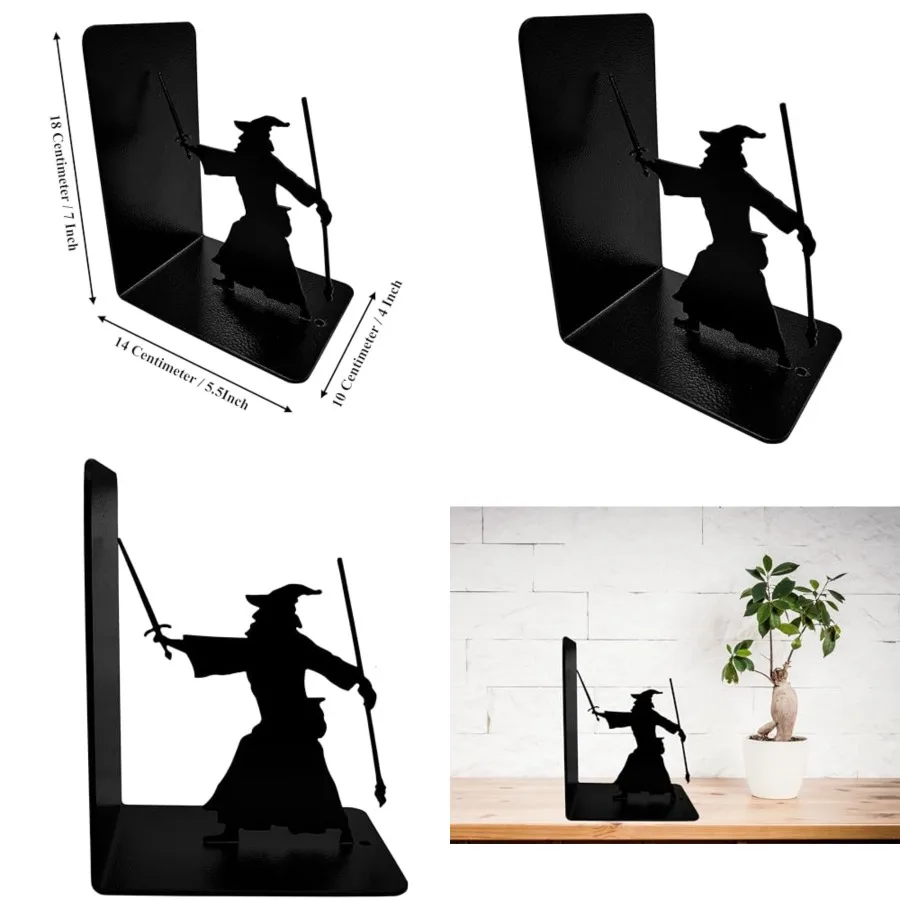 Decorative Bookends - Metal Book Ends - Black Fish - Wizard bookends Magical Bookends -"Tall bookends Heavy Bookends for Shelve
Decorative Bookends - Metal Book Ends - Black Fish - Wizard bookends Magical Bookends -"Tall bookends Heavy Bookends for Shelve