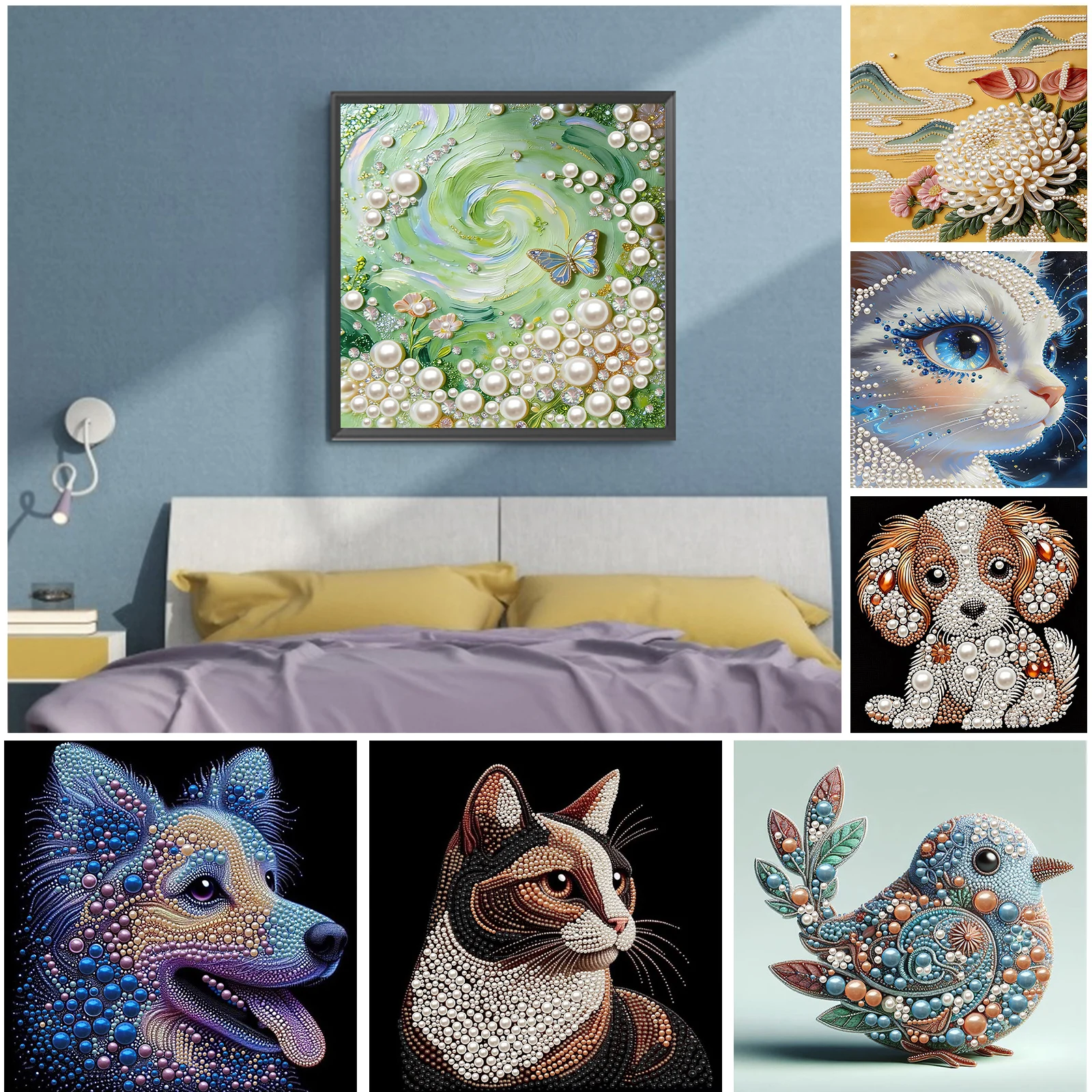 DIY Pearl Painting Art Kits with Frame 11.81x11.81in Pearl Gem Paintings Picture Arts Craft for Adults Beginners Home Wall Decor
DIY Pearl Painting Art Kits with Frame 11.81x11.81in Pearl Gem Paintings Picture Arts Craft for Adults Beginners Home Wall Decor