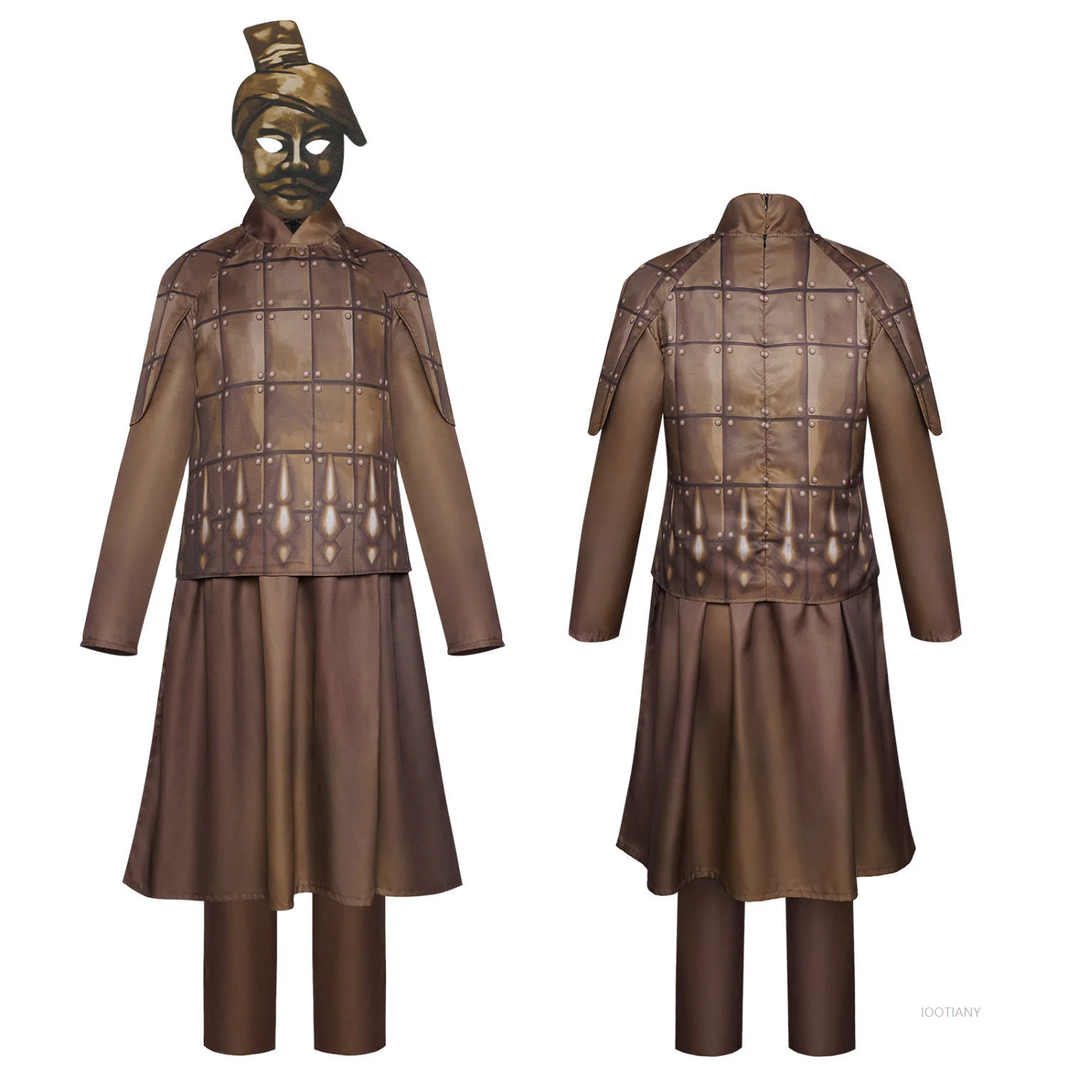 Funny Terracotta Warriors Halloween Role Play Qin Shi Huang Costume Mausoleum Terracotta Warriors Suit Masquerade Stage Party
Funny Terracotta Warriors Halloween Role Play Qin Shi Huang Costume Mausoleum Terracotta Warriors Suit Masquerade Stage Party