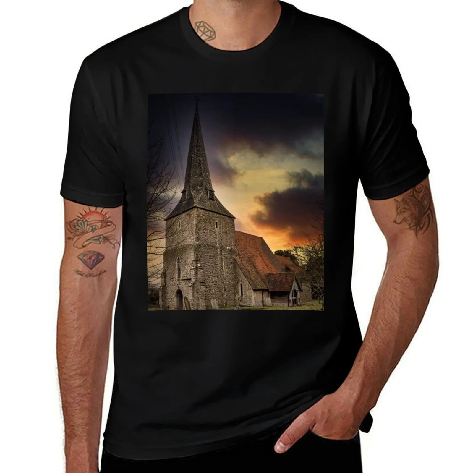 Sevington Church T-Shirt tshirts personalised blanks Blouse funny t shirts for men
Sevington Church T-Shirt tshirts personalised blanks Blouse funny t shirts for men