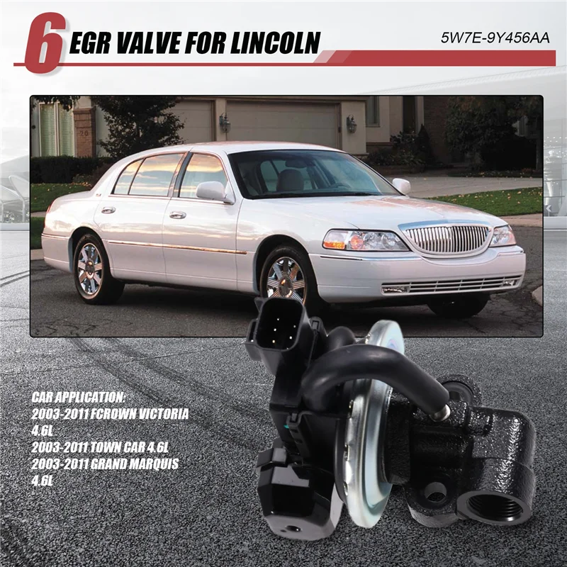 A80X-Advanced 5W7Z-9D475AA Car EGR Valve Fit Designed For Ford Crown Victoria, Lincoln Town Car, Mercury Grand Marquis 4.6L
A80X-Advanced 5W7Z-9D475AA Car EGR Valve Fit Designed For Ford Crown Victoria, Lincoln Town Car, Mercury Grand Marquis 4.6L