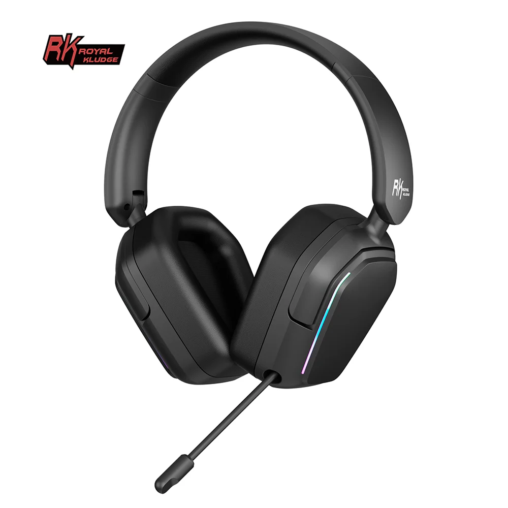 RK ROYAL KLUDGE HG101 Bluetooth Wireless Headphones 40mm Driver 7.1 surround RGB Tri-mode Foldable Microphone Headphones 1000mAh
RK ROYAL KLUDGE HG101 Bluetooth Wireless Headphones 40mm Driver 7.1 surround RGB Tri-mode Foldable Microphone Headphones 1000mAh